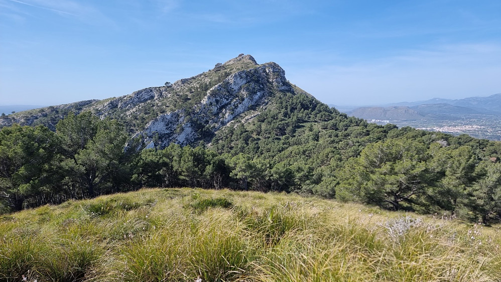 Fra en liten nabotopp og tilbake på Talaia d`Alcudia