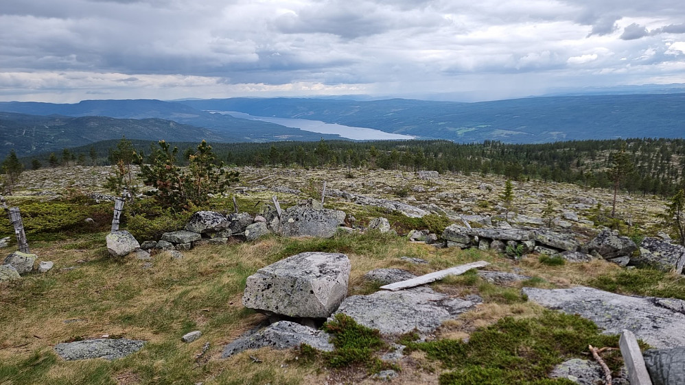 Utsikt ned på Storsjøen