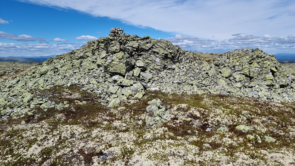 Markering på toppen av Nubben
