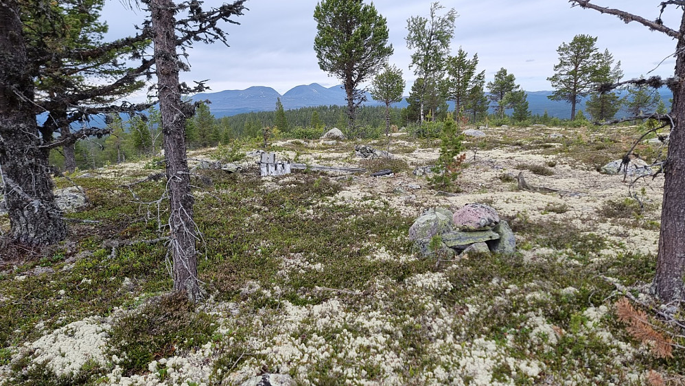 Flott utsikt i alle retninger, her mot Sølen