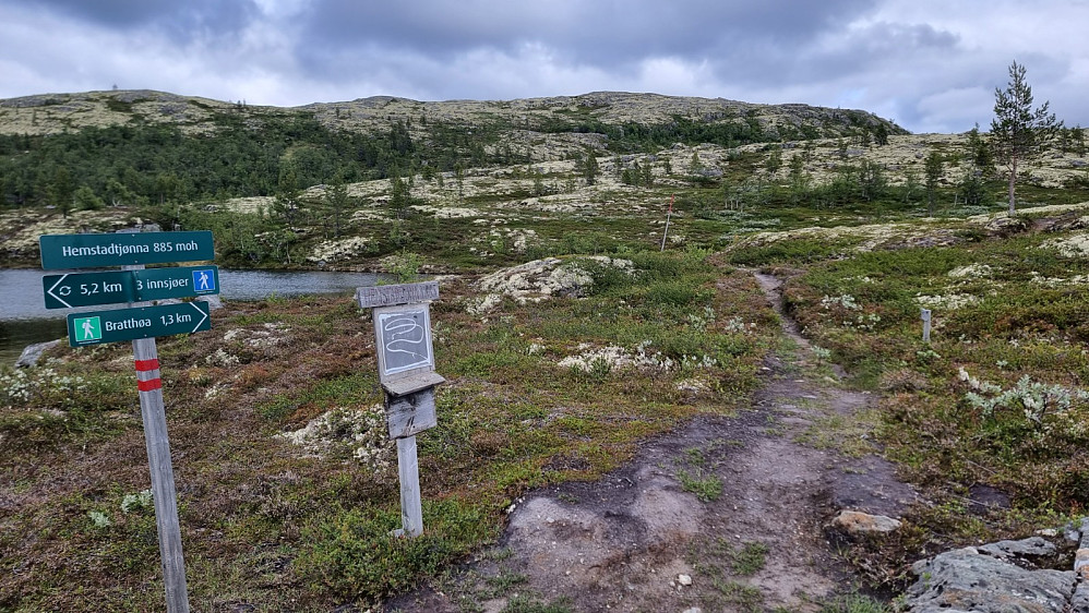 Jeg tok av til høyre i stikrysset