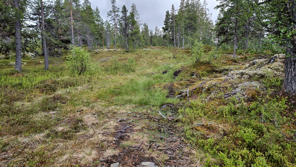 Noen våte partier var det, men det gikk greit å sykle