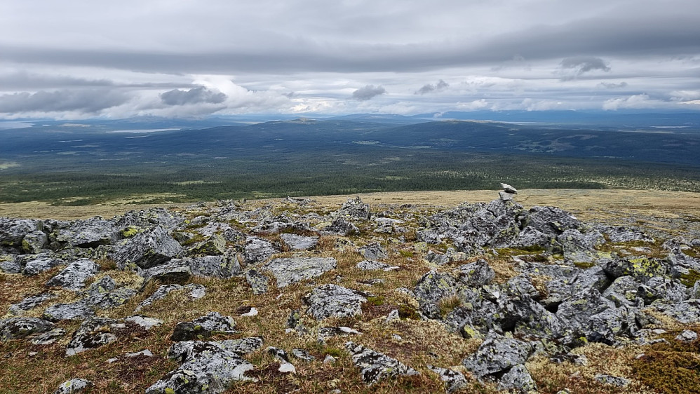 Storslagen utsikt, men lavt skydekke