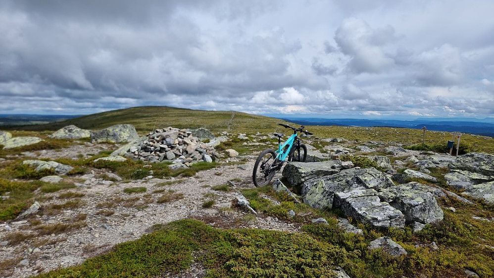 Det ble en matpause på Slåsæterfjellet