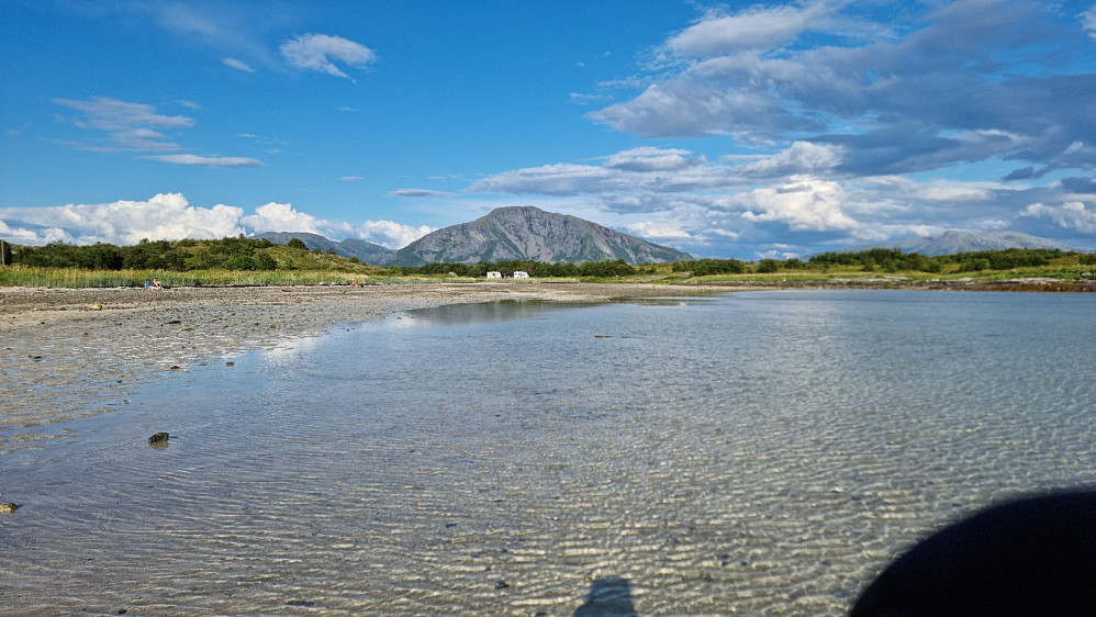 Jeg kunne vasse på stranda når jeg kom ned igjen