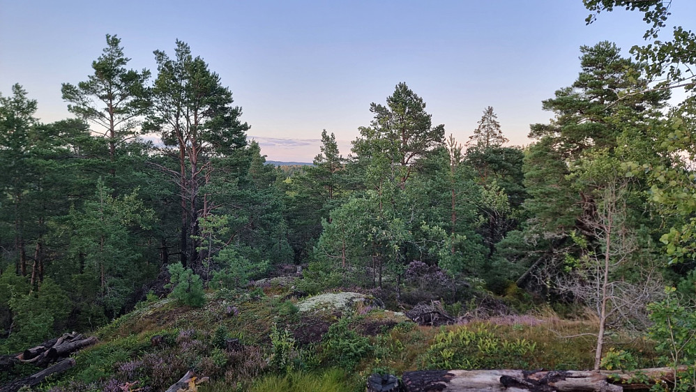 Minimal utsikt, men været var blitt bra