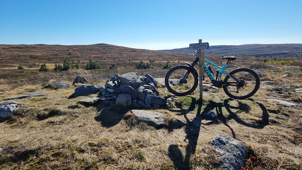 Toppen av Veslefjell