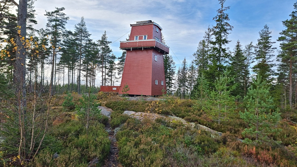 Massiv konstruksjon på dette tårnet