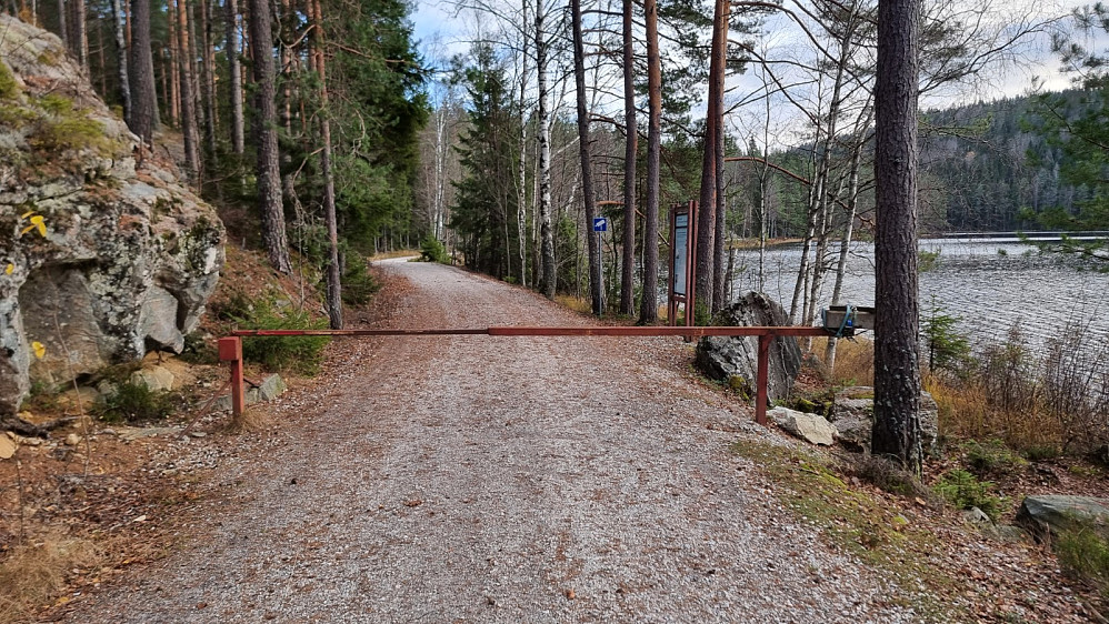 Turstart ved låst bom