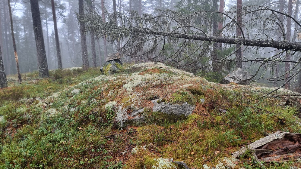 Liten markering på toppen
