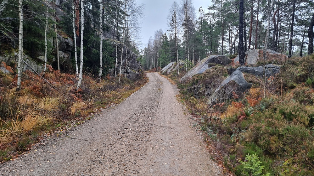 Trivelig vei å sykle dette