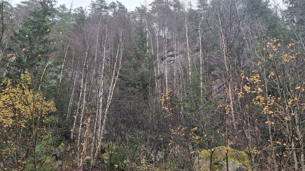 Bratt opp berget i starten