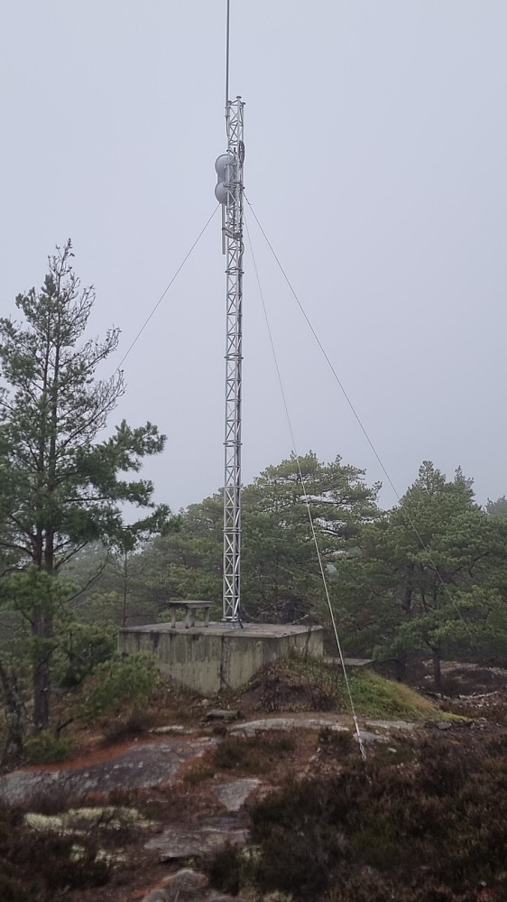 Antenne nedenfor toppen