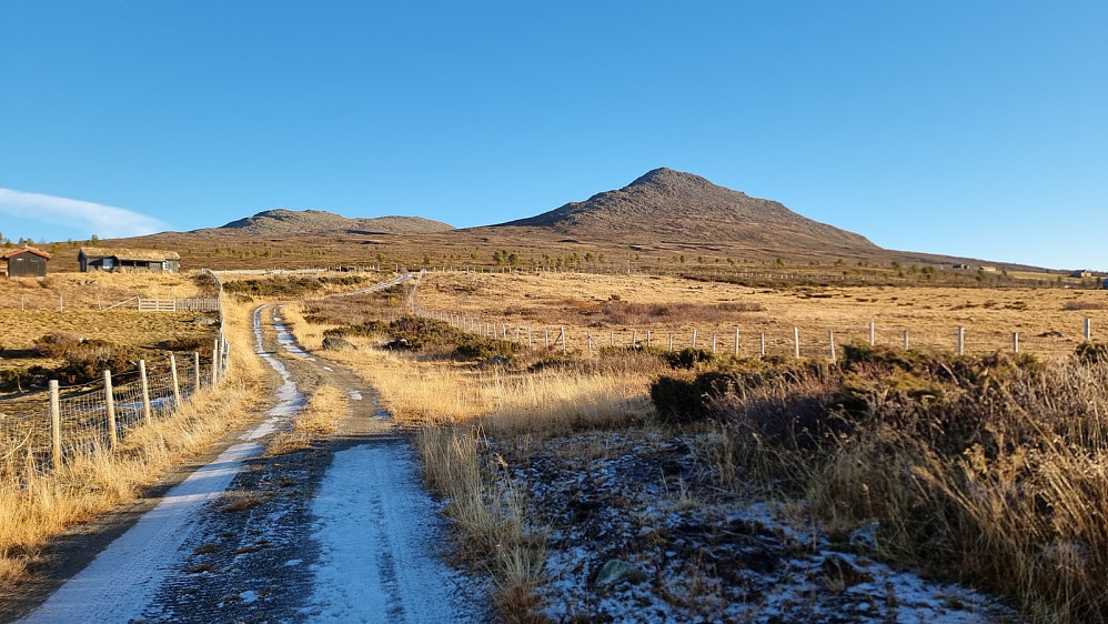 Seks varmegrader, vindstille og blå himmel. I tillegg var det ingen snø, så litt uvanlige forhold midt i November