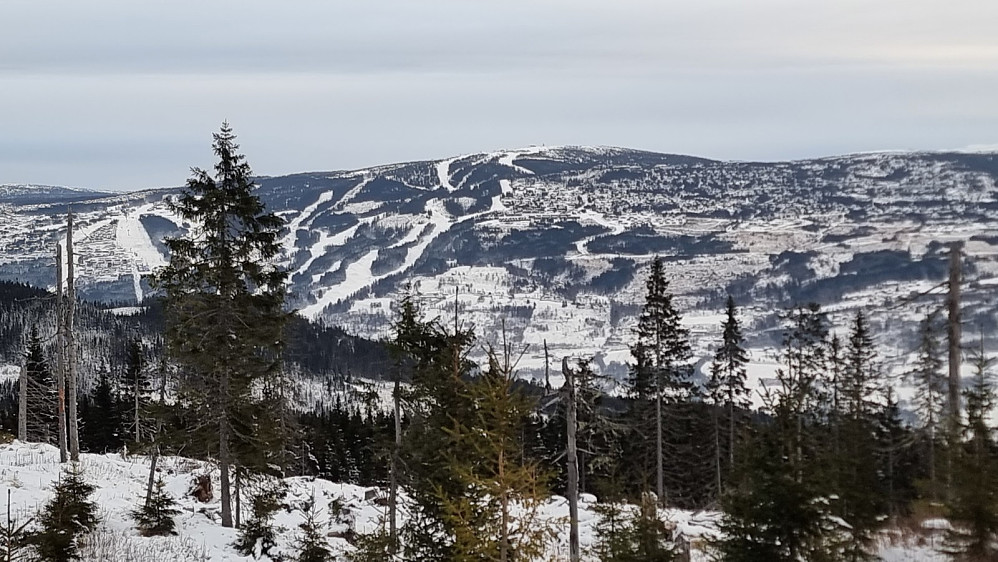Flott utsikt mot Hafjell