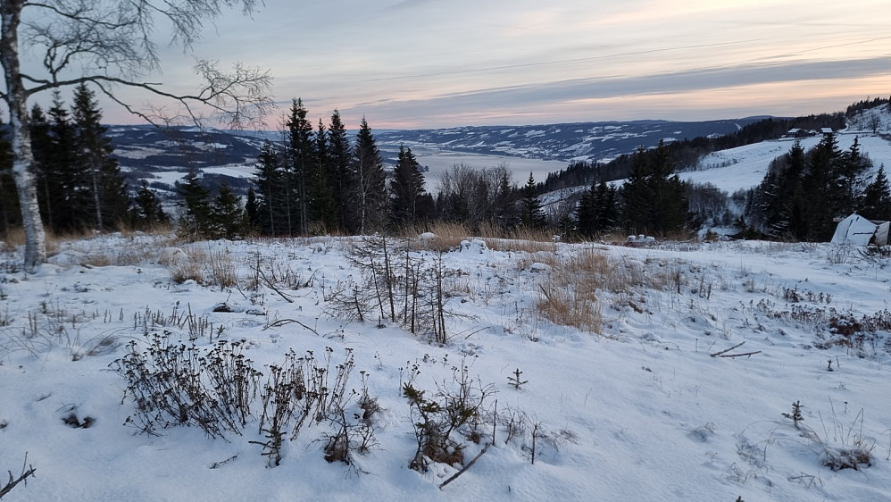 Utsikt ned mot Mjøsa