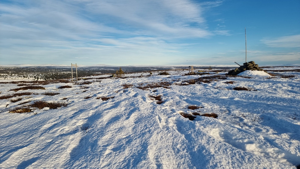 Toppen på Sjøsæterfjellet