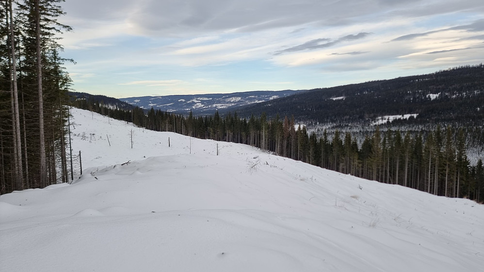 Fra høyeste punkt og opp Saksumsdalen