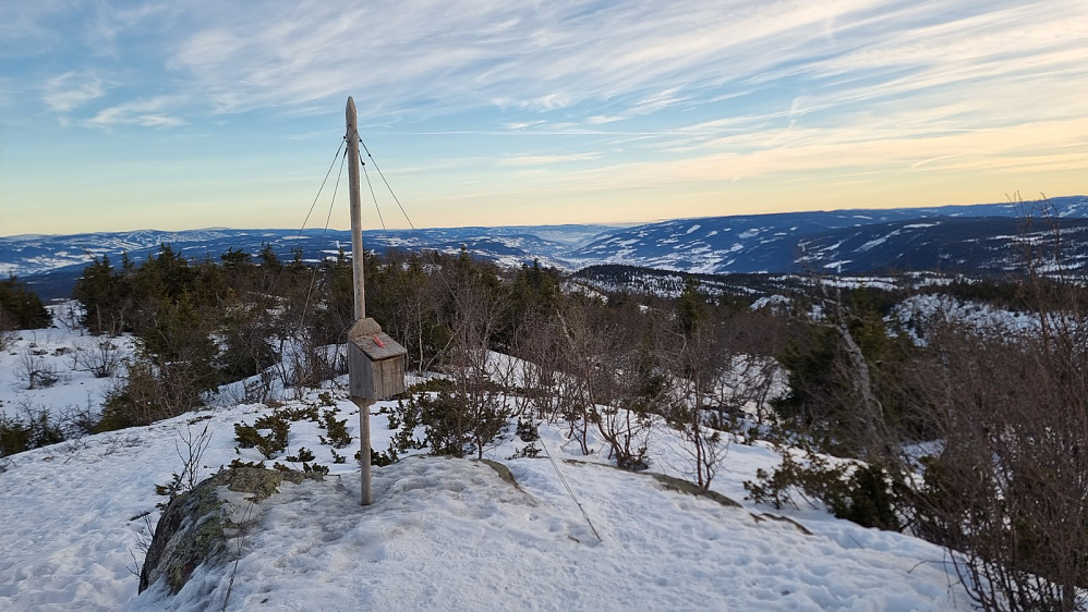 Fra toppen og ned mot Gausdal