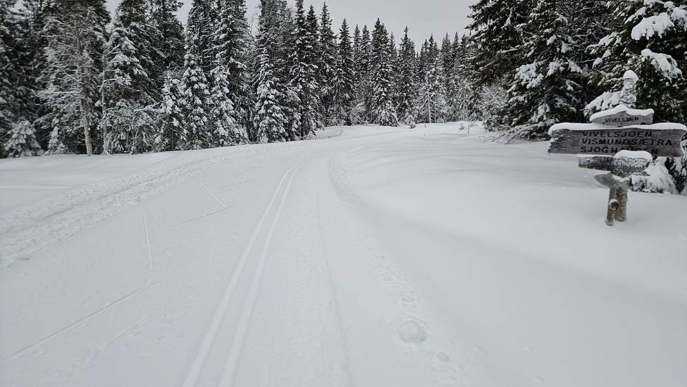 Skilt ved turstart