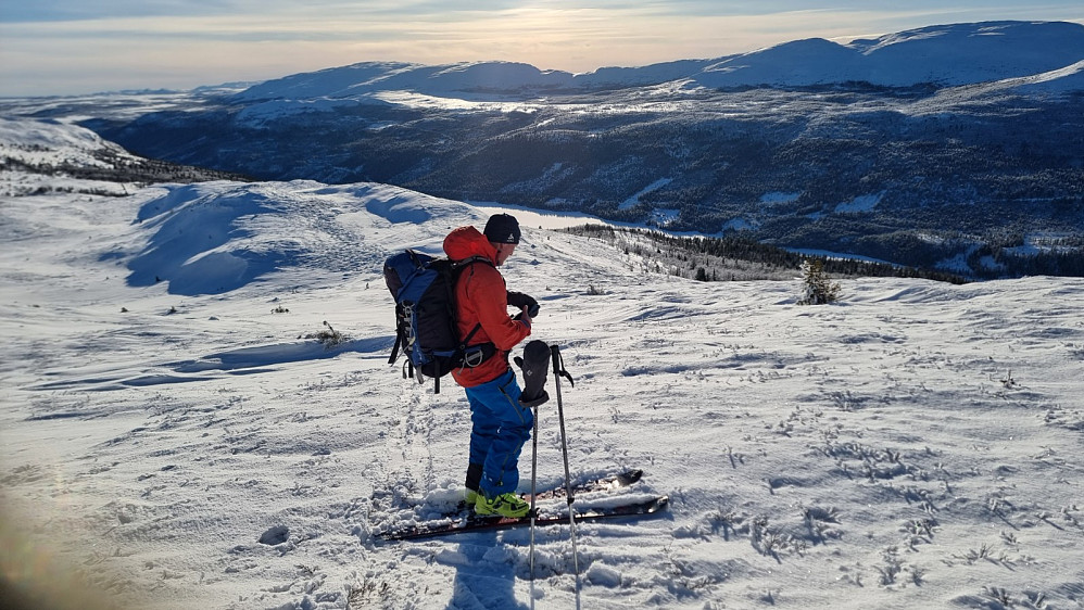 Tilbakeblikk ned på Espedalsvatnet