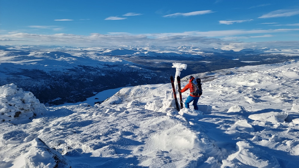Utsikt mot Jotunheimen fra Storhøa