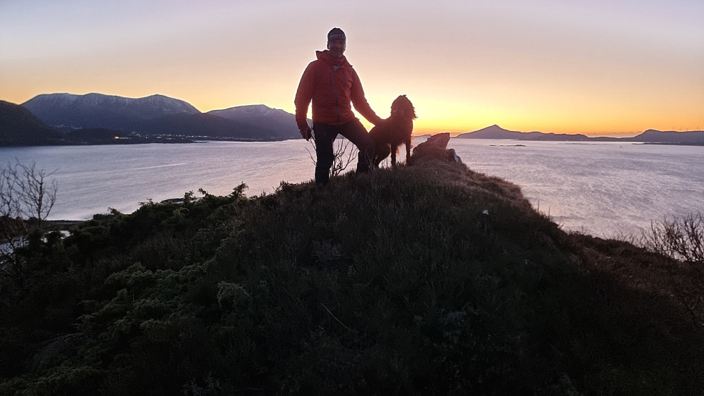 Det ble skumt mens vi var på fjellet