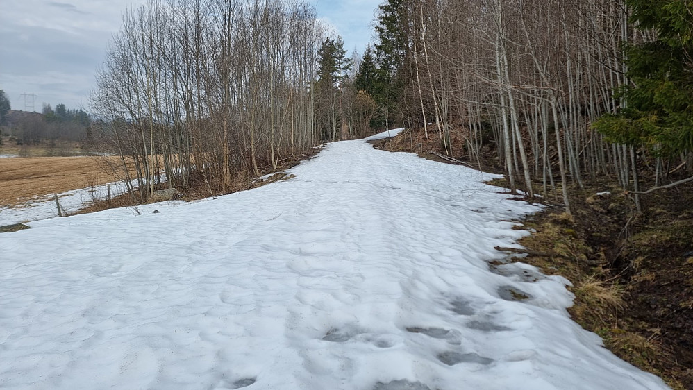 Det ble en del snøføre på denne turen og det ble derfor en mye hardere tur enn hva jeg så for meg ved turstart