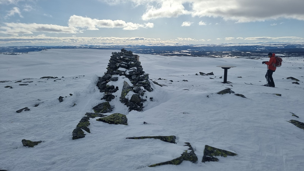 Toppen av Slagsfjellet siktskive