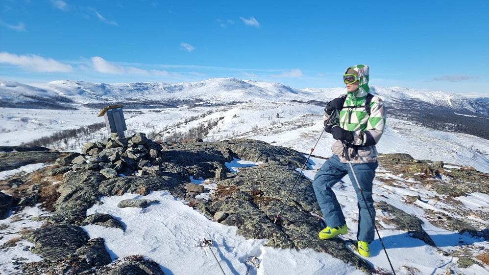 Toppen av Gruvfjellet med Leppkampen midt i bildet