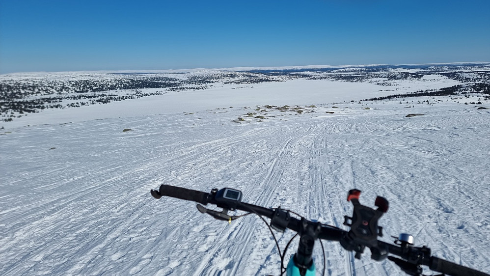 Flotte forhold på fjellet i dag.