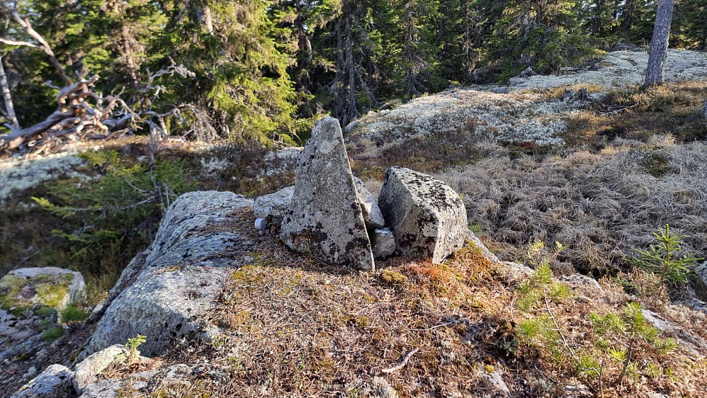 Liten markering på toppen