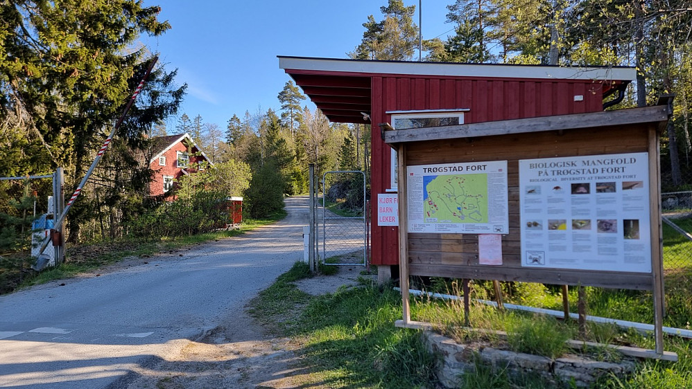 Litt informasjon ved bommen