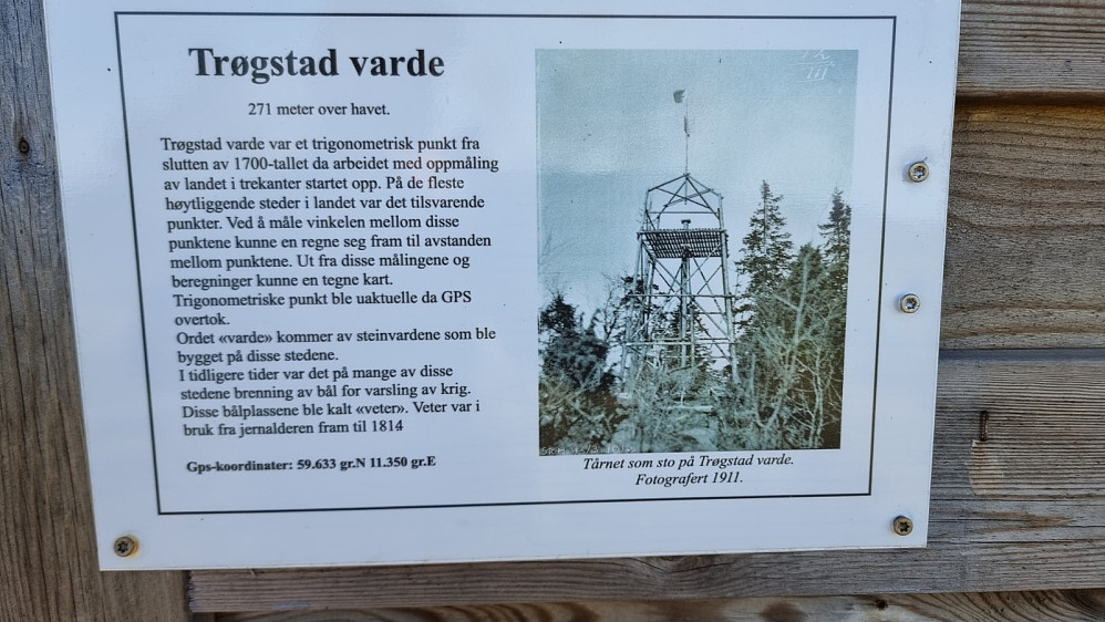 Punktet her var like høyt som det i fortet, men her var det i tillegg bygd et lite utkikkstårn