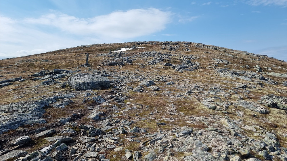 Det flatet ut oppe på fjellet