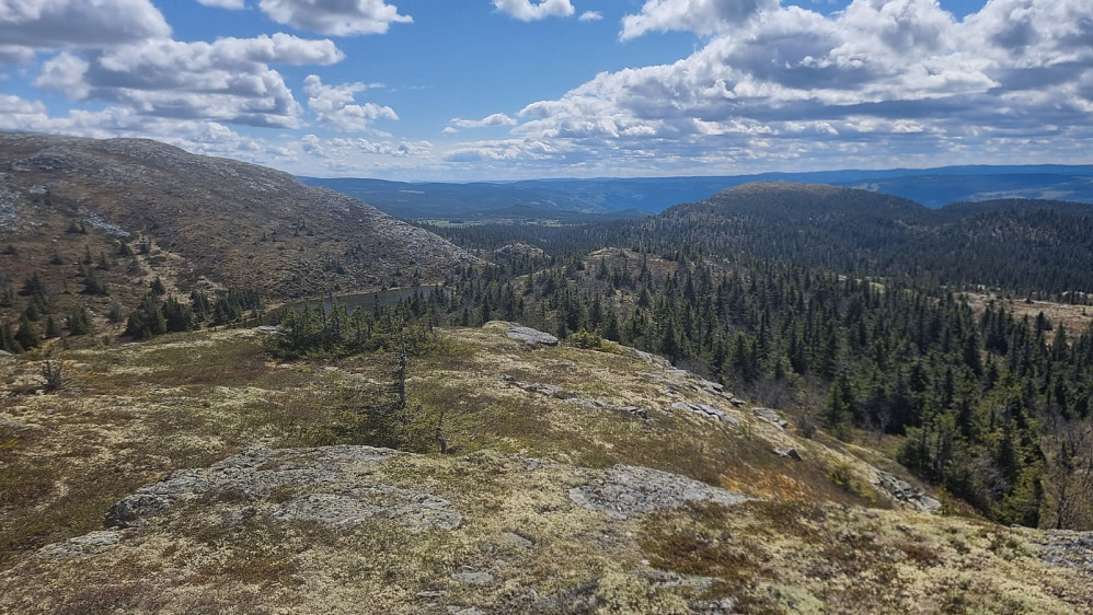 Fra Vesttoppen og ned mot Gudbrandsdalen