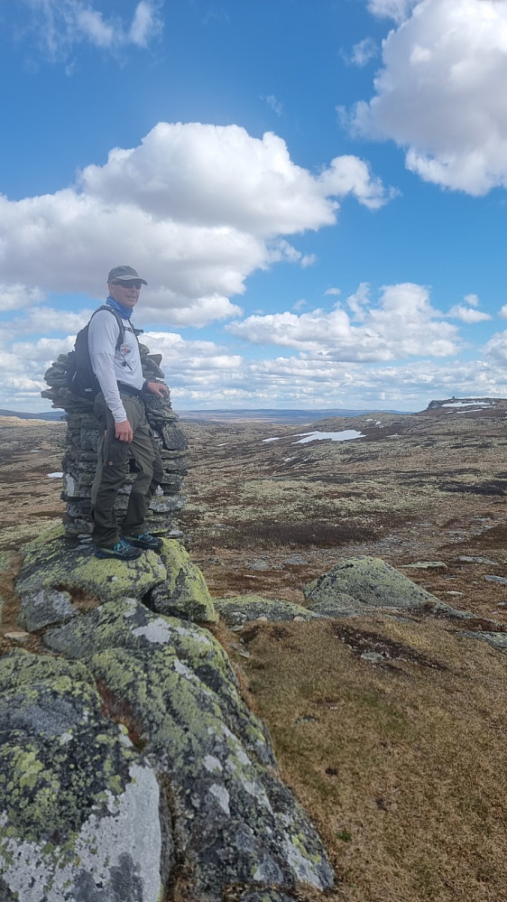 Her er jeg på nordtoppen