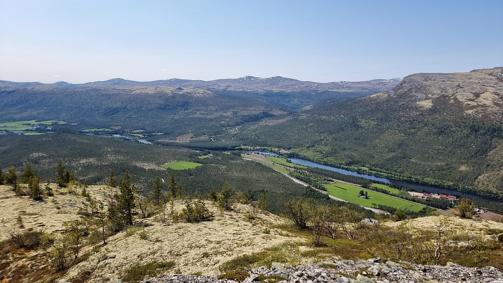 Utsikt sørover Østerdalen
