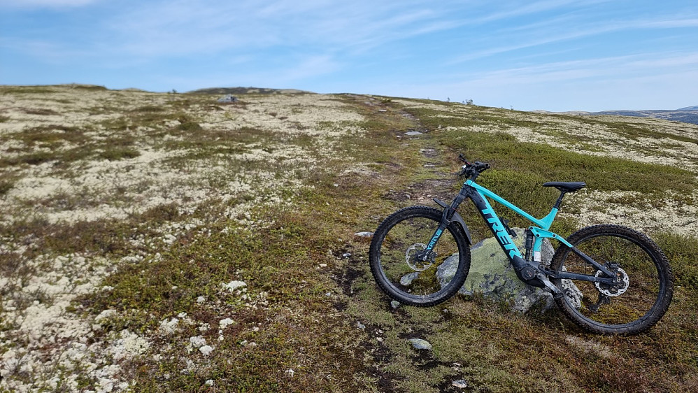 Oppe av skogen ble det flotte sykkelforhold
