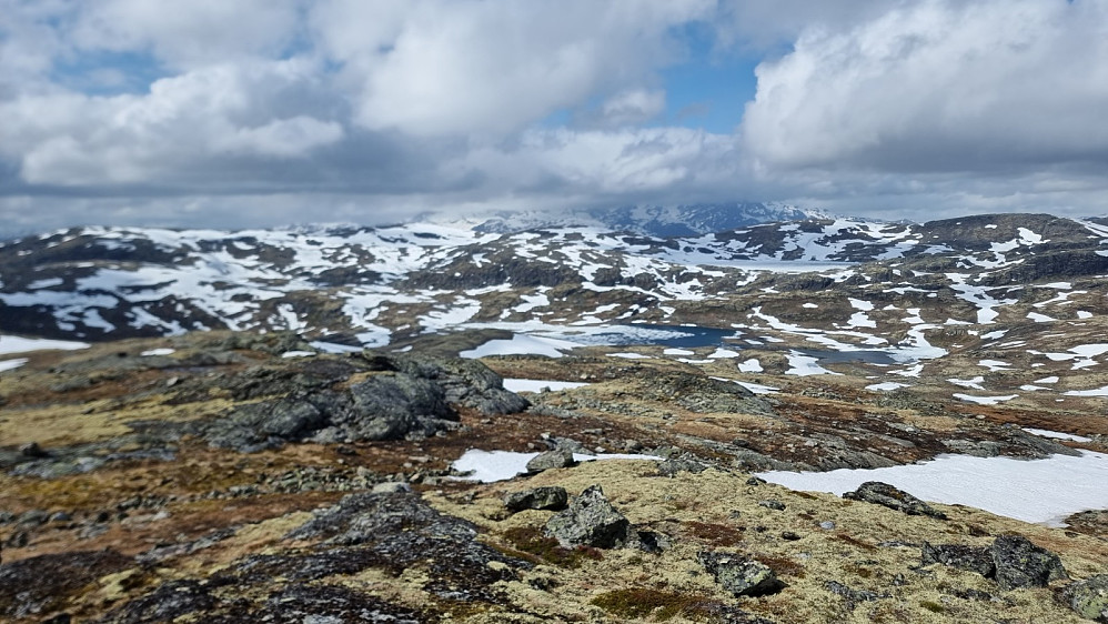 Etter en bratt tur opp, med litt klyving, var jeg oppe på Søre-Knipen