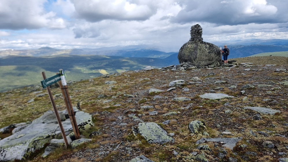 TMT ved toppvarden på Gråhøe