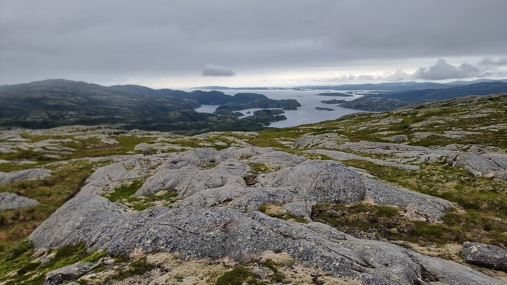 Flott utsikt ut fjorden
