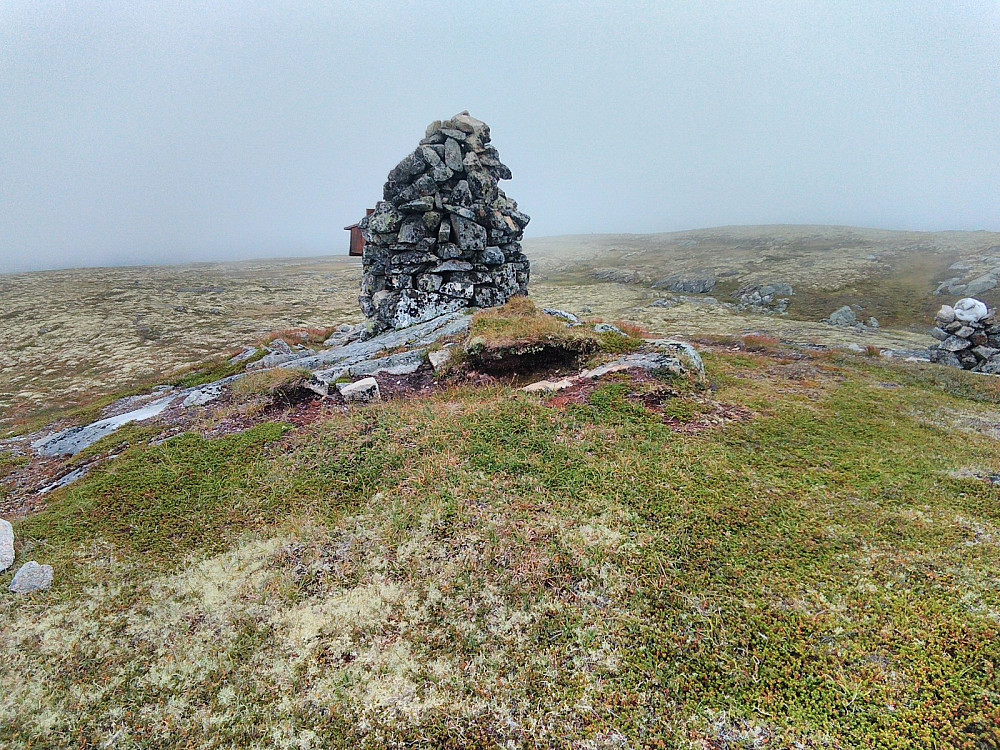 Det ble ikke noe utsikt i dag, men det var en fin tur likevel