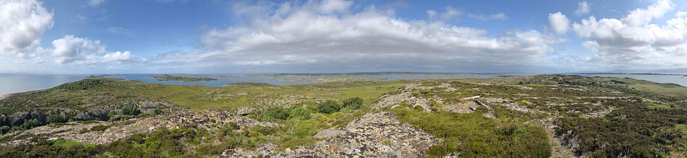 Panorama fra toppen