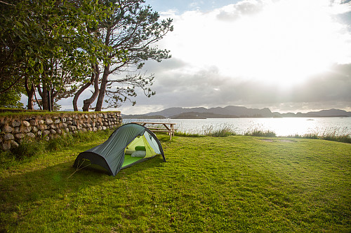 Campen vår utenfor Ulstein Kyrkjegard