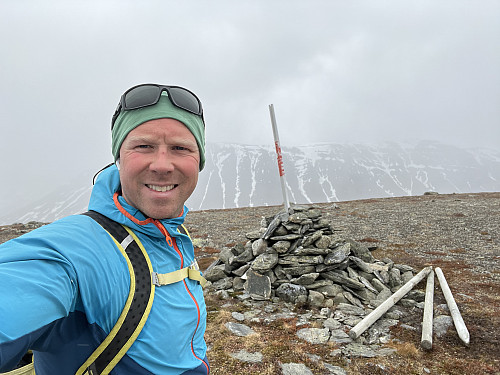 Fjellfie på toppen av Smådalsfjellet