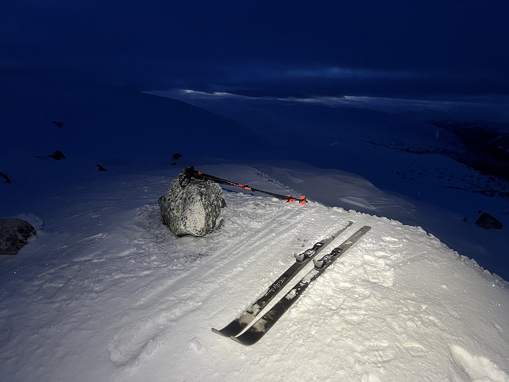 På dagens siste topp, Nordøst for Kaldanuten