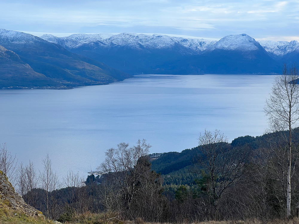 Hardangerfjorden sett fra Klepp