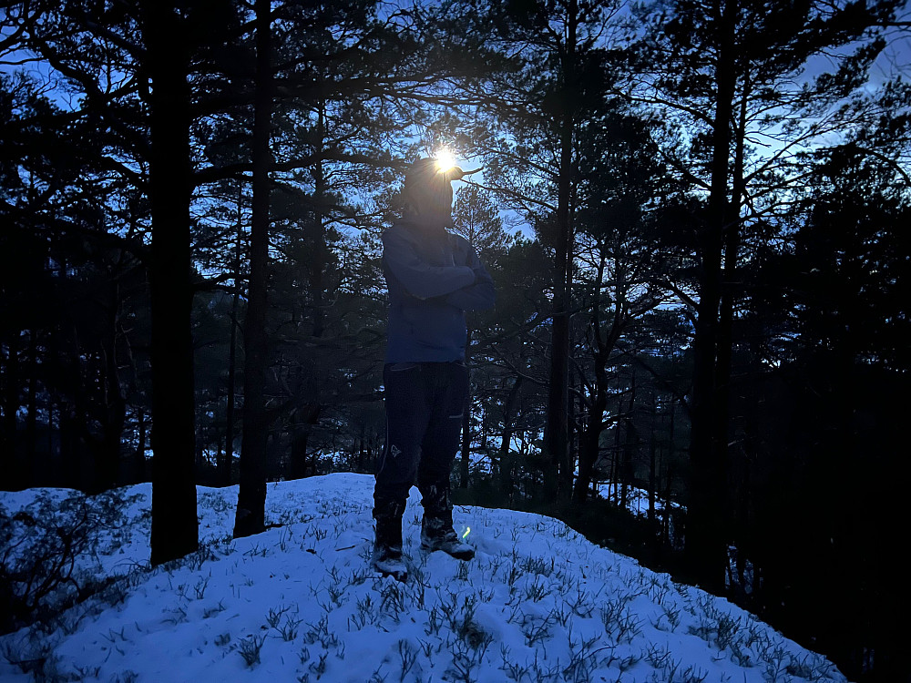 Harald på toppen av Grååsen