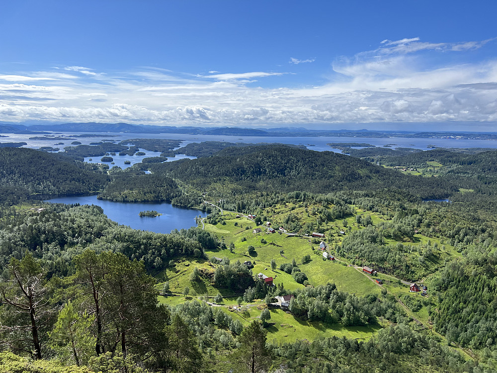 Vakker utsikt fra Melshovden